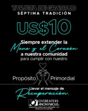 Tarjeta de Gratidud de US 10